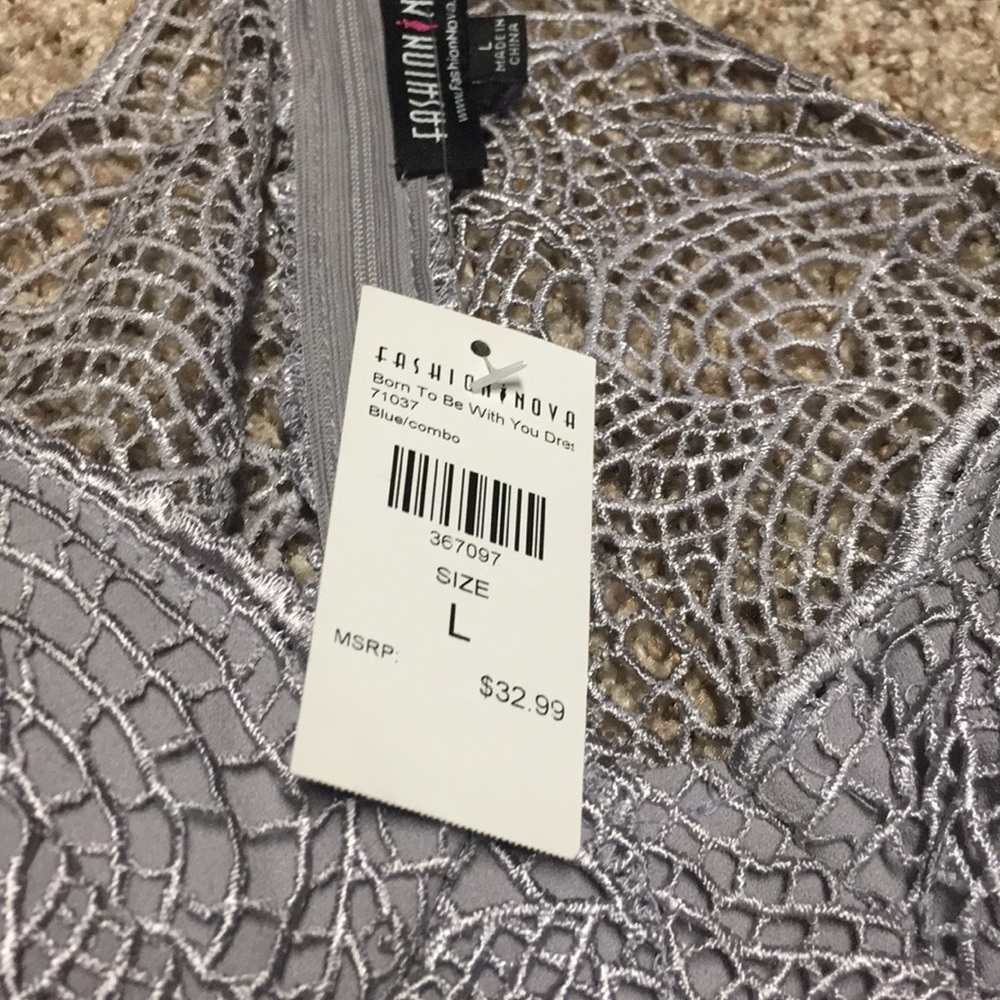 Grey Brand new fashion nova dress Never worn out! - Picture 7 of 7